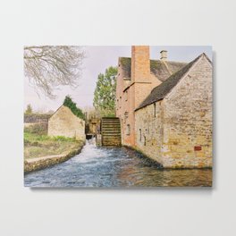 Old Mill in the Cotswolds England Metal Print | Lowerslaughter, Englishvillage, Englishcountryside, Englandphoto, Cotswolds, Photo, Oldmill, Watermill, Englandart, Cotswoldsart 