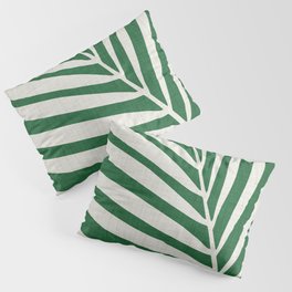 Minimalist Palm Leaf Pillow Sham