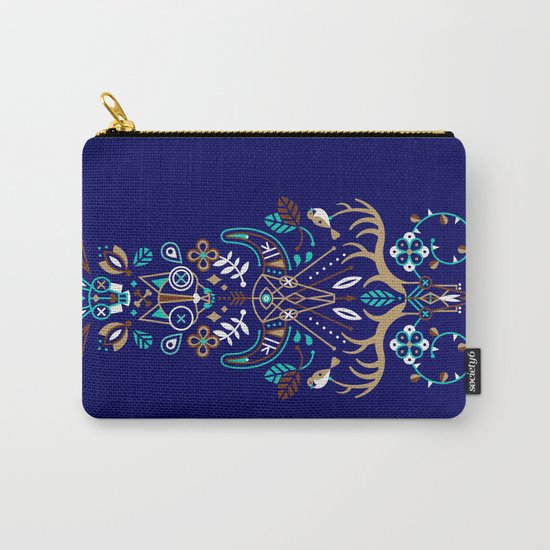 La Vie & La Mort – Navy Carry-All Pouch