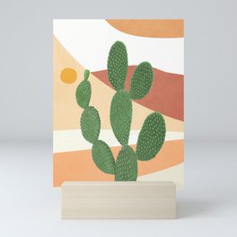 Abstract Cactus II Mini Art Print