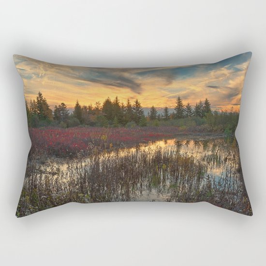 Autumn Dolly Sods Sunset Rectangular Pillow