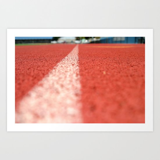 Track Line Art Print