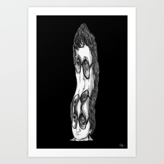 Scans to Pencil - 1 Art Print