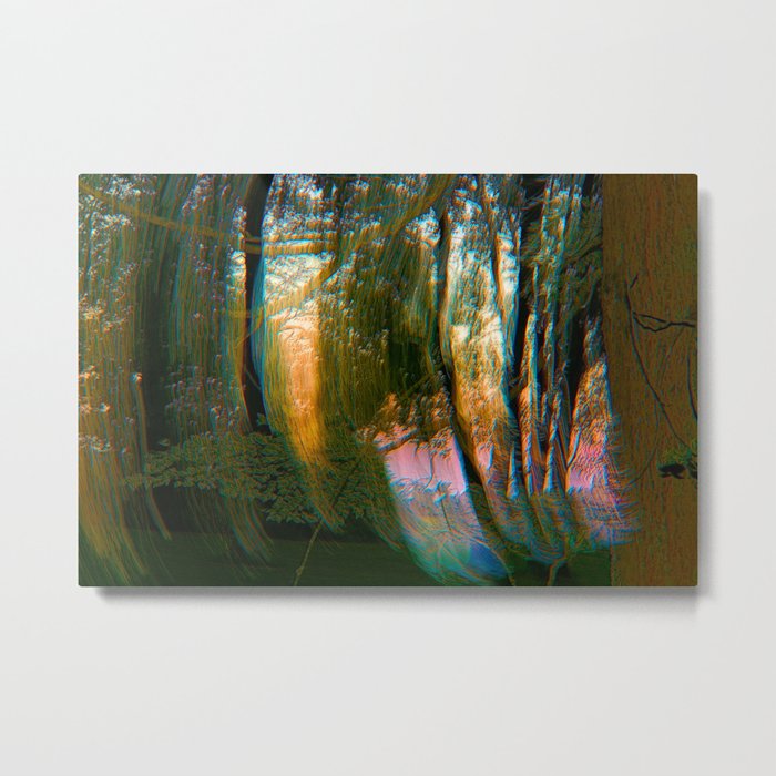 Trippy Trees Metal Print