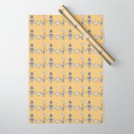 Three Adorable Robots Wrapping Paper