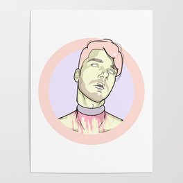 Floating Head Poster