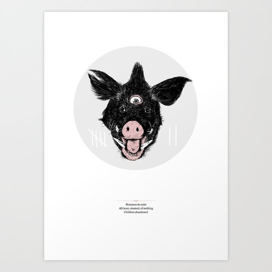 Monster Art Print