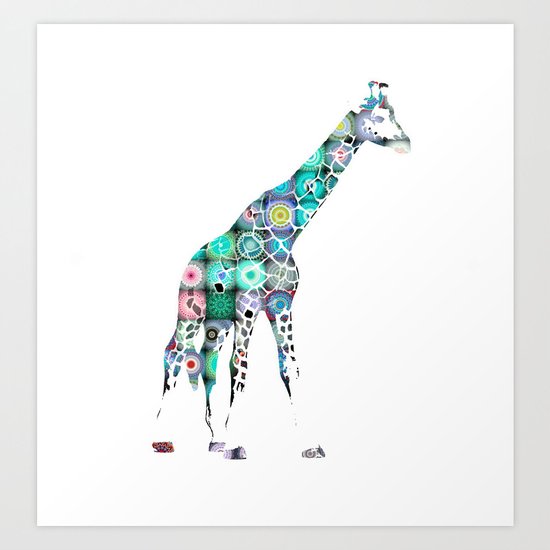 Giraffe Art Print