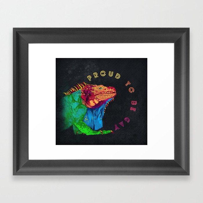 Proud to be Gay Framed Art Print