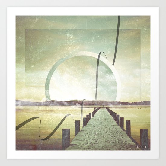 Southern Lights Art Print