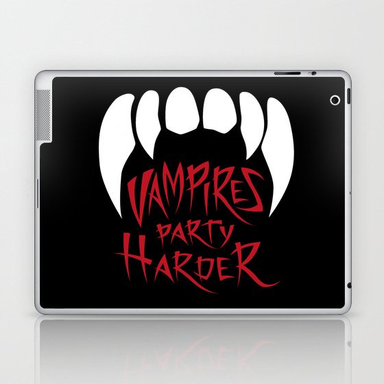 Vampires party harder Laptop & iPad Skin