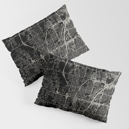 Olathe, USA - City Map Pillow Sham