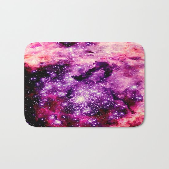 galaxy. Pink Fuchsia Bath Mat