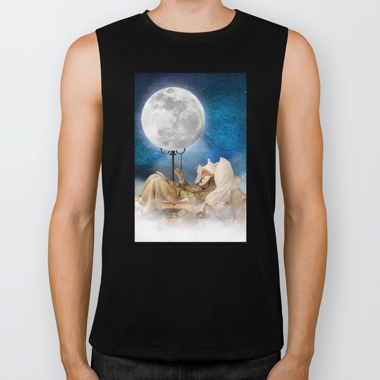 Good Night Moon Biker Tank