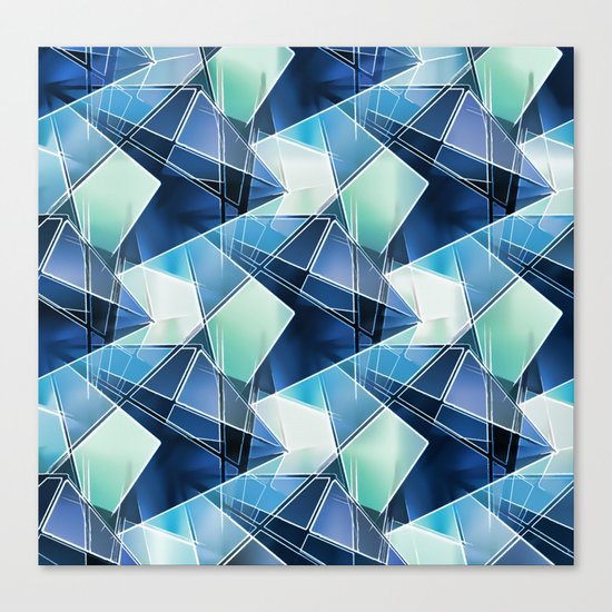 Iced Geometric Canvas Print