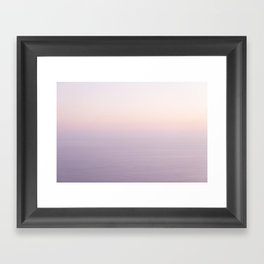 Pink Sea Framed Art Print