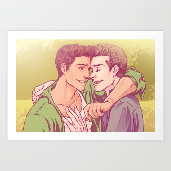 Golden Art Print