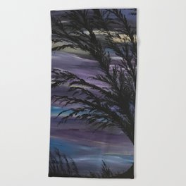 Midnight in the Woods Beach Towel