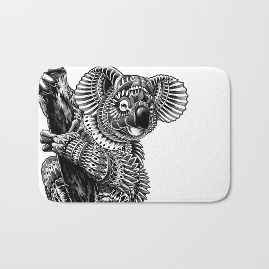 Ornate Koala Bath Mat