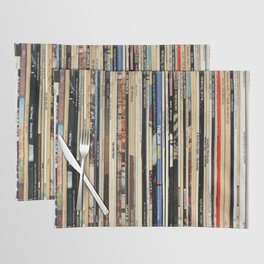 Classic Rock Vinyl Records Placemat | Vinyl, Rockconcert, Giftsforhim, Recordshow, Dadrock, Classicrock, Rockband, Curated, Record, Records 