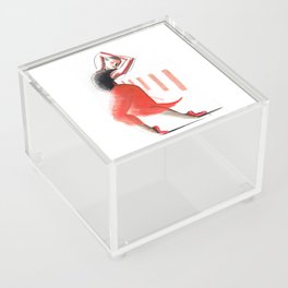 Ballerina Dance Drawing Acrylic Box