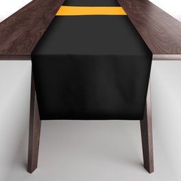 r (ORANGE & BLACK LETTERS) Table Runner