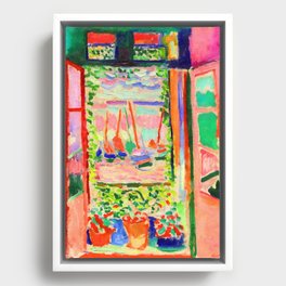 Henri Matisse Open Window, Collioure Framed Canvas