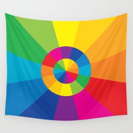 Color Wheel Wall Tapestry