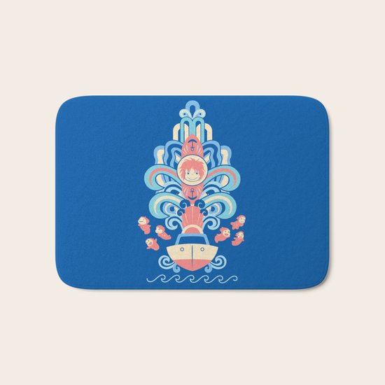 Ponyo Deco Bath Mat