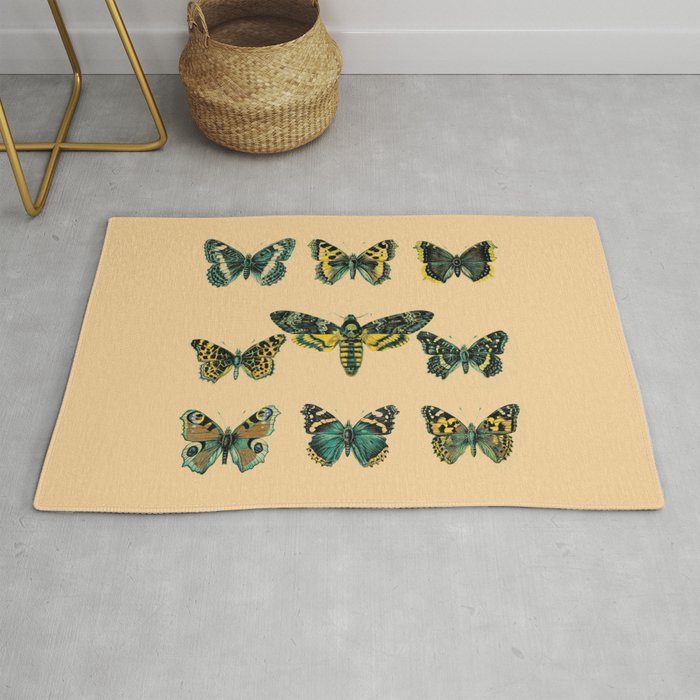 Butterflies and Moth of Europe Rug