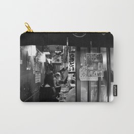 Tokyo Izakaya Japan Black And White Carry-All Pouch