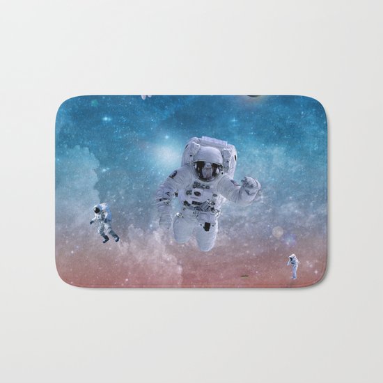 space astronaut Bath Mat
