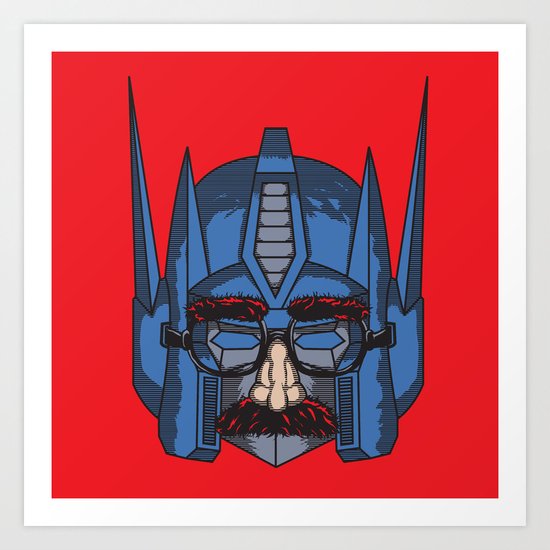 robot in disguies Art Print