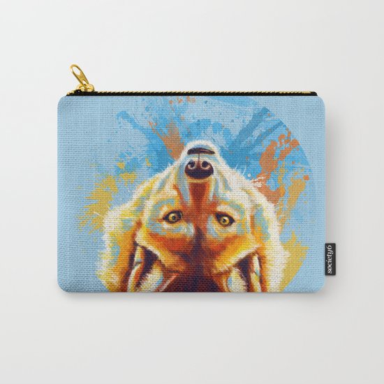 Hey! - Wolf portrait Carry-All Pouch