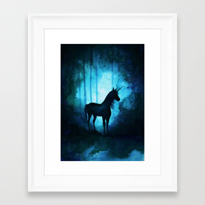 Magical Unicorn Framed Art Print