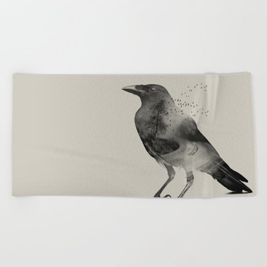 Raven Sky Beach Towel