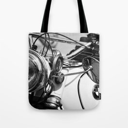 Motorcycle Vintage - B&W Tote Bag