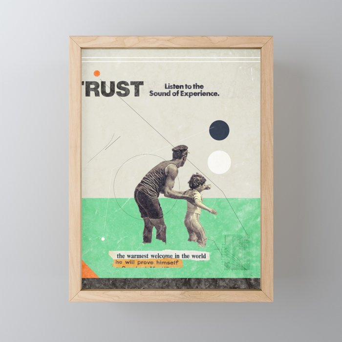 Trust Framed Mini Art Print