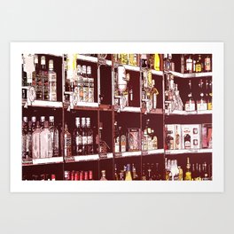Liquor Store - Pop Art Art Print
