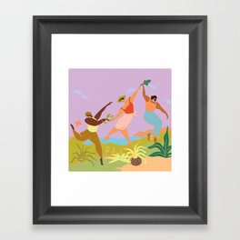 Trio in Nature Framed Art Print