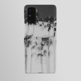 Black and White Palms Android Case