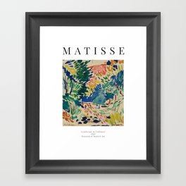Landscape at Collioure - Henri Matisse - Exhibition Poster Framed Art Print