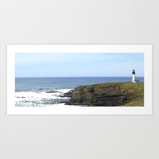 Remnants of a Simpler Time - The Lighthouse Art Print