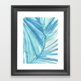 Abstract Palm Leaf Framed Art Print