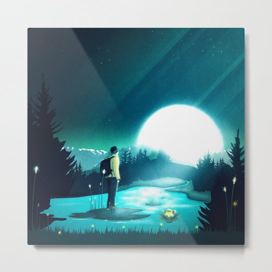 Lost in the Moment Metal Print