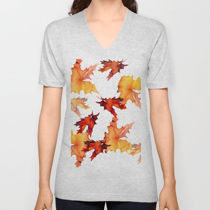 Autumn  V Neck T Shirt