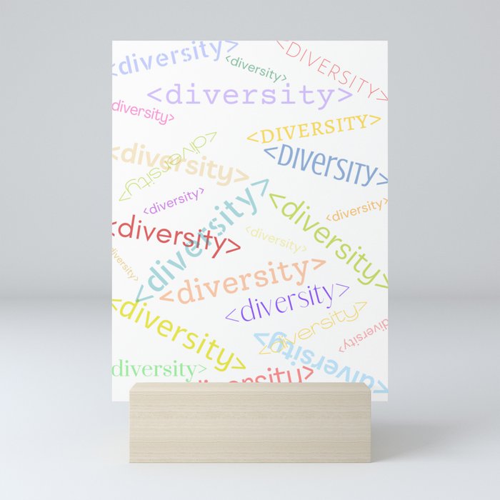 Colorful Diversity Mini Art Print