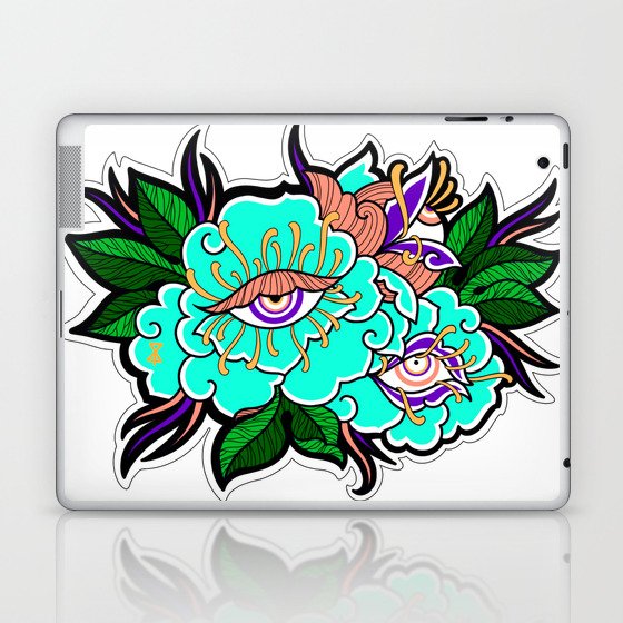 Creeps in Bloom color Laptop & iPad Skin
