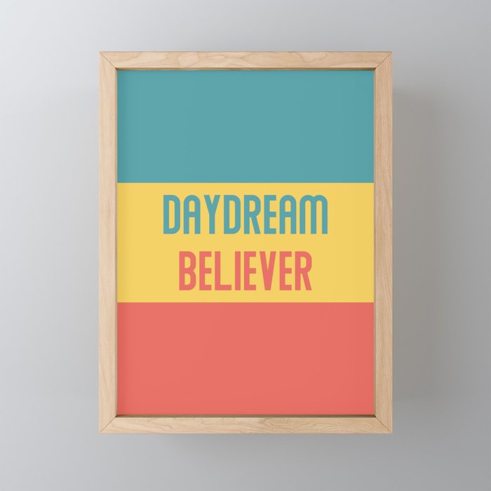Daydream Believer Framed Mini Art Print