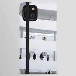 Guggenheim Museum/ Art New York Manhattan/ black and white architecture photography/ Fine art print iPhone Wallet Case